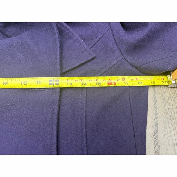 Anne Klein Wool Blend Peacoat Women’s Small - Picture 5 of 6